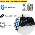 Mạch Khuếch Đại Âm Thanh 220V Kèm Remote Điều Khiển
